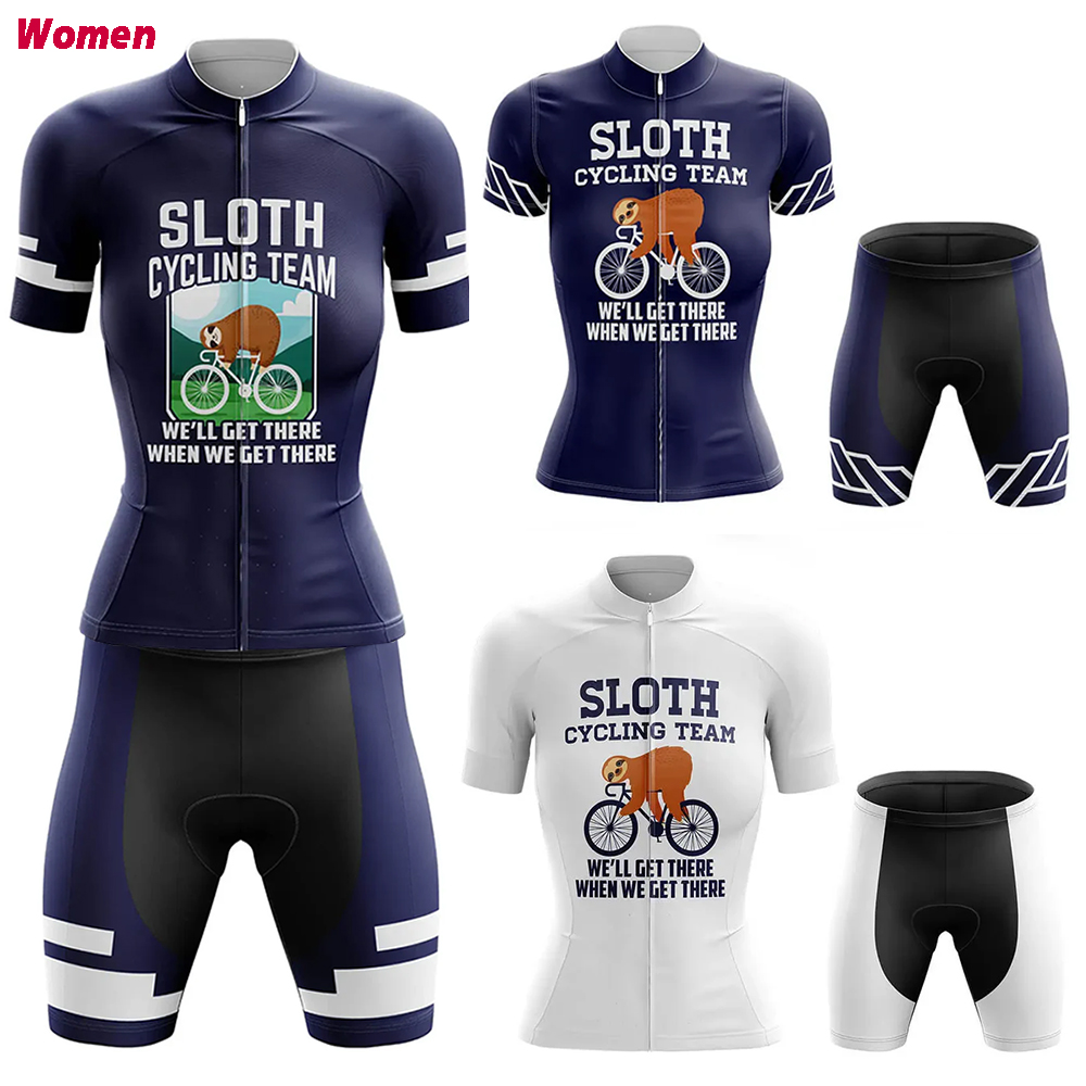 Mountain Biking Outfits Women - Ленивец Велоспорт Полиэстер Одежда для велоспорта