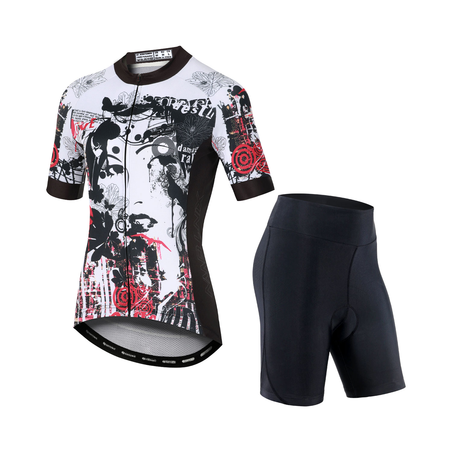 Mountain Biking Outfits Women - Новый комплект из трикотажа для велоспорта,