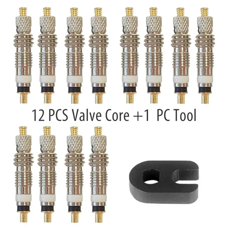 Tubeless Valve Core - 2/6/12 шт. велосипедный съемный сердечник клапана