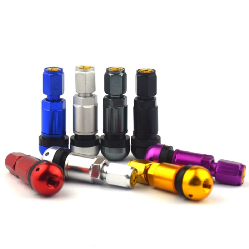 Tubeless Valve Core - 4 шт. универсальные алюминиевые сплавы для