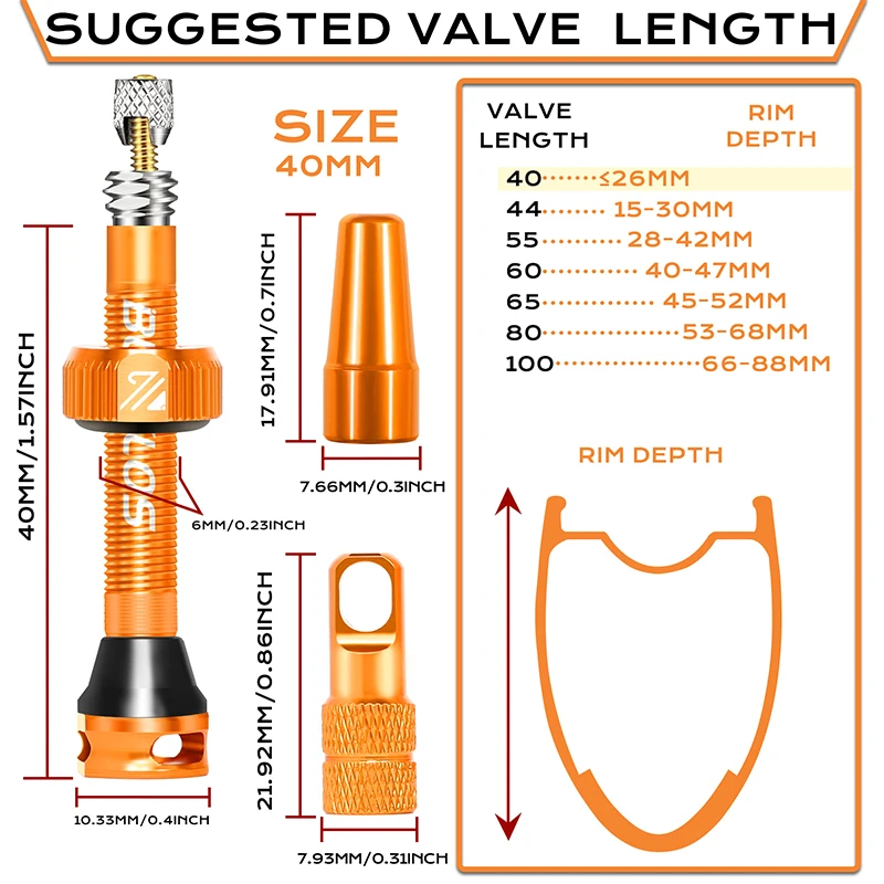 BUCKLOS велосипедный клапан Pr – обзор и цена Tubeless Valve Core