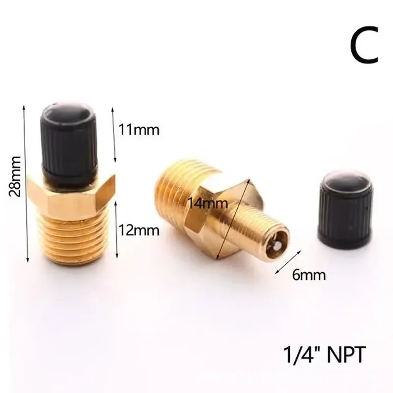 1/4 NPT 1/8 NPT M10*1 автомоби – обзор и цена Tubeless Valve Core