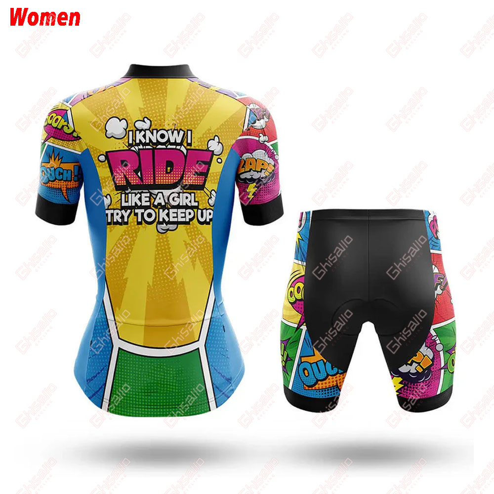 Like A Girl Комикс Полиэстер О – обзор и цена Mountain Biking Outfits Women
